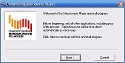 Adobe Shockwave Player Uninstaller