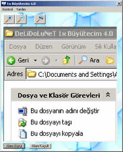 1x Büyütecim