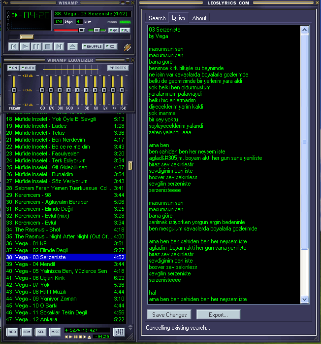 Leo’s Winamp 5 Plugin