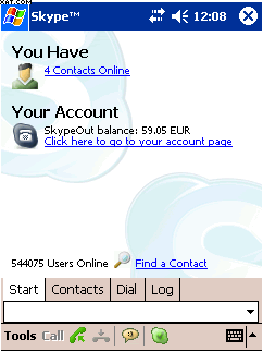 Skype for Pocket PC